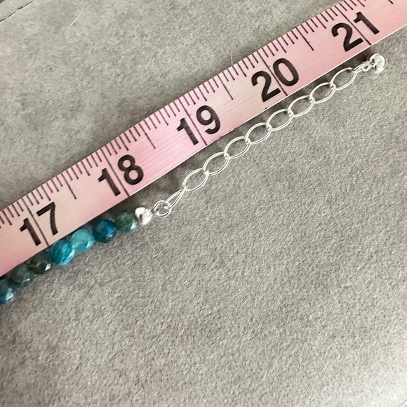 Faceted Apatite bead Necklace by Jay King - Picture 6 of 7